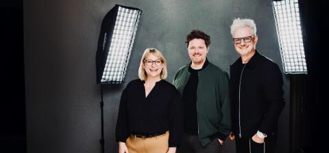 Eileen Fröhlich (Executive Producer), Jan Fritzowsky (Producer) and Tom Gamlich (Producer and CEO), Photo: Jens Hartmann